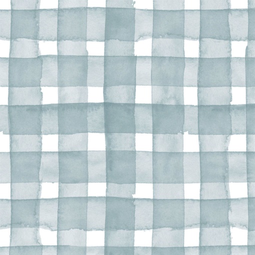 Tecido Fuxicos e Fricotes Mesa Chic xadrez azul 1x1,50m