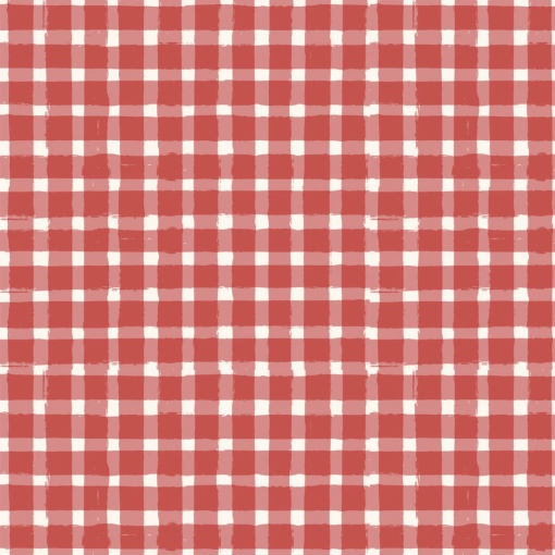 Tecido Fuxicos e Fricotes Picnic xadrez vermelho 1x1,50m