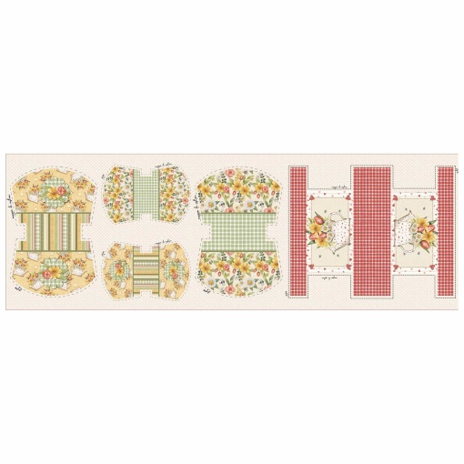 Tecido Fuxicos e Fricotes Picnic painel necessaires 50x150cm