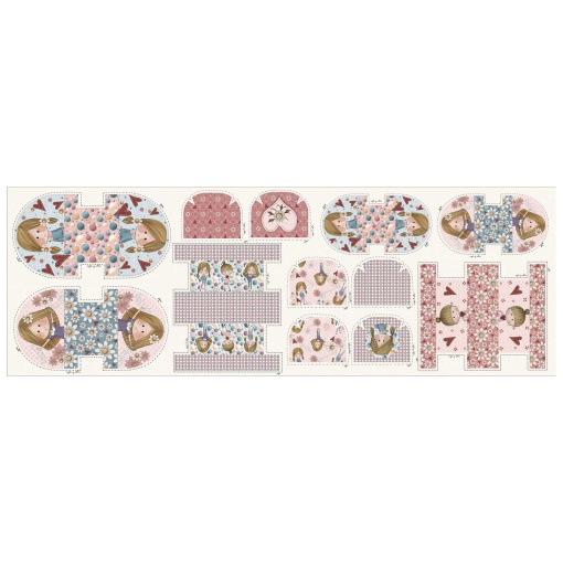 Tecido Fuxicos e Fricotes Felicidade painel necessaire 50x150cm