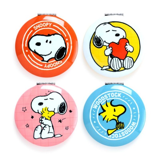 Espelho de bolso PEANUTS Snoopy & Woodstock sortido