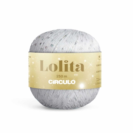 Fio de croché CÍRCULO Lolita 100g branco 8001