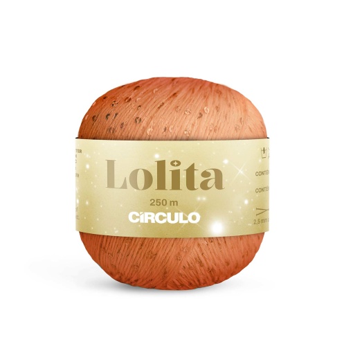 Fio de croché CÍRCULO Lolita 100g cenoura 4156