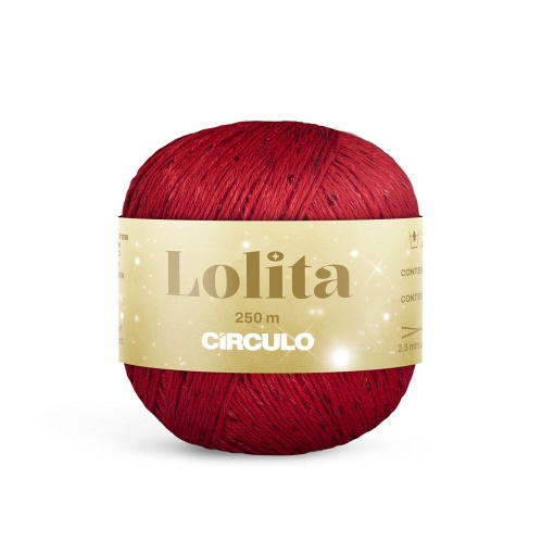 Fio de croché CÍRCULO Lolita 100g cereja 3583