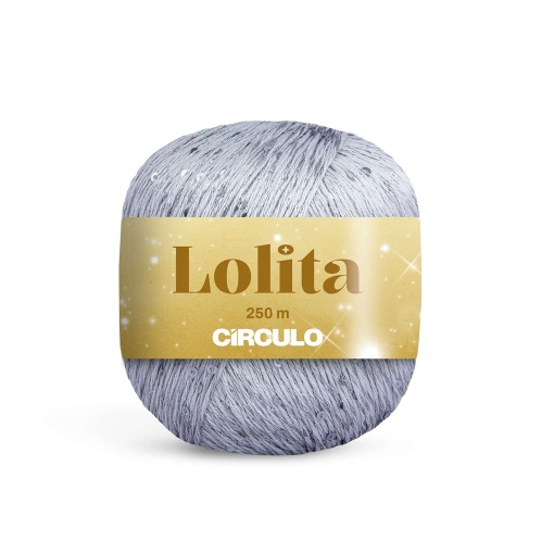 Fio de croché CÍRCULO Lolita 100g alumínio 8473