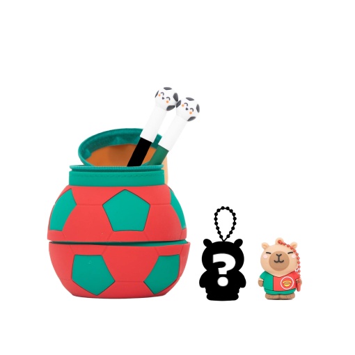 Funda de silicona expandible + 2 bolígrafos borrables + llavero de la selección portuguesa MR.WONDERFUL Wonder Goal