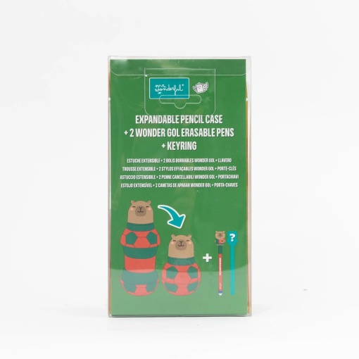 Funda de silicona expandible + 2 bolígrafos borrables + llavero de la selección portuguesa MR.WONDERFUL Wonder Goal