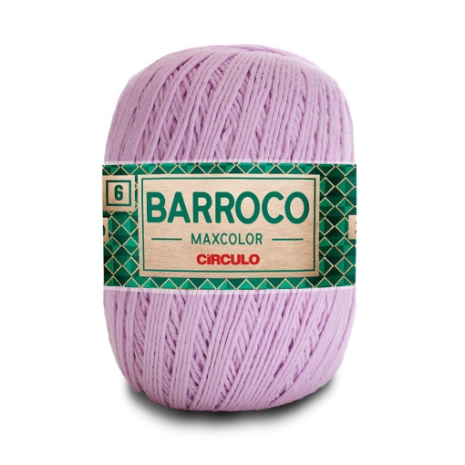 Fio de croché CÍRCULO Barroco Maxcolor 200g lilás candy 6006