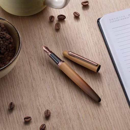 SHEAFFER VFM 9428 Coffee Edition M Nib Pen E0942853