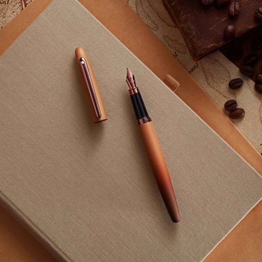 SHEAFFER VFM 9428 Coffee Edition M Nib Pen E0942853