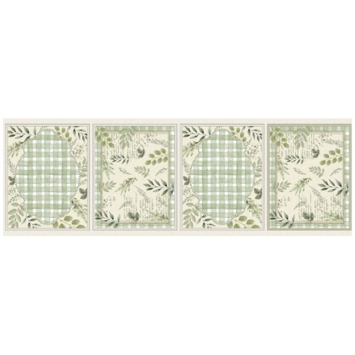 Tecido Fuxicos e Fricotes Mesa Chic painel individuais verde 50 x 150 cm