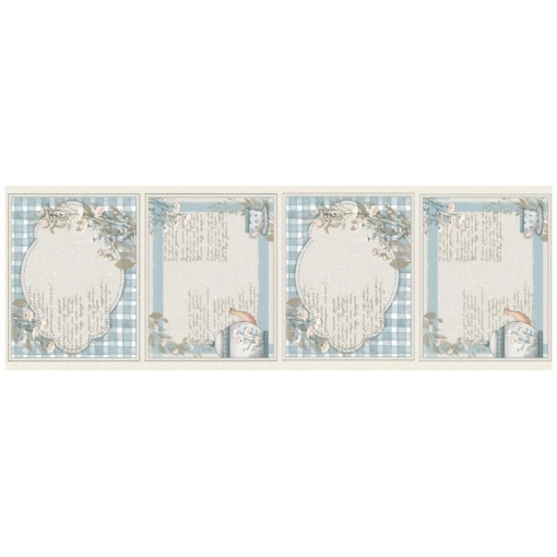 Tecido Fuxicos e Fricotes Mesa Chic painel individuais azul 50 x 150 cm