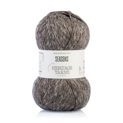 Fio de tricot Rosários 4 Seasons 100 g cinza