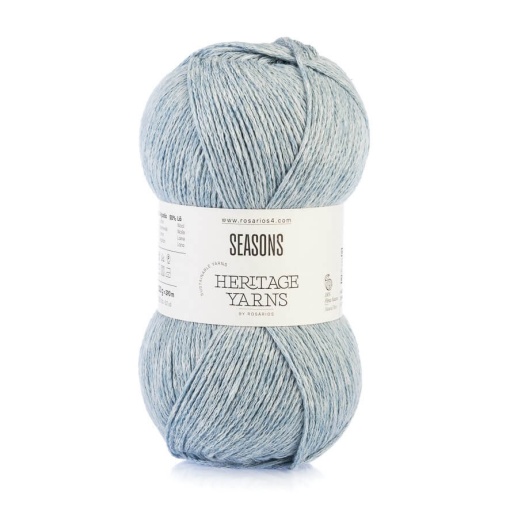 Fio de tricot Rosários 4 Seasons 100 g azul