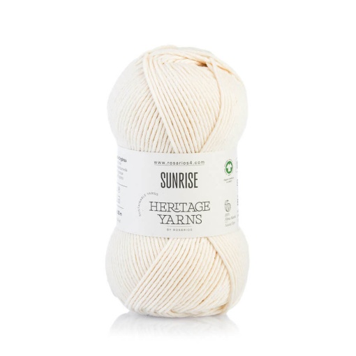 Fio de tricot Rosários 4 Sunrise 100 g pérola