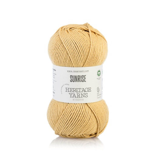 Fio de tricot Rosários 4 Sunrise 100 g areia