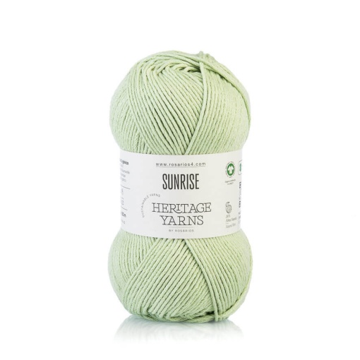 Fio de tricot Rosários 4 Sunrise 100 g lima