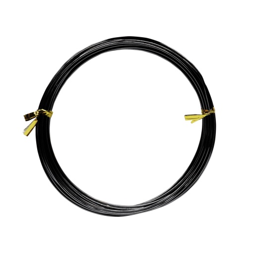 Aluminum wire 1.5 mm x 5 m black GRAINES CREATIVES