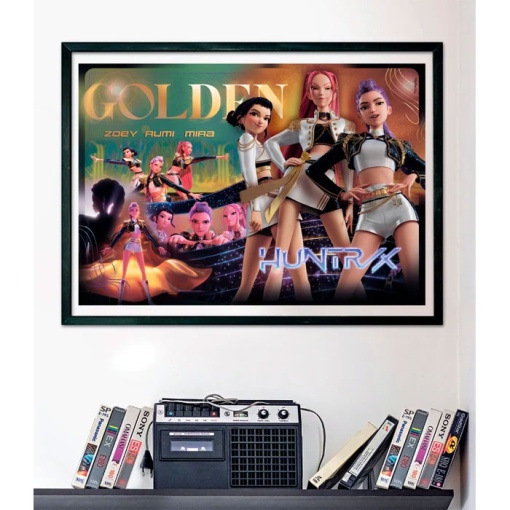 Puzzle CLEMENTONI 1000 peças K-Pop Demon Hunters GOLDEN Huntrix