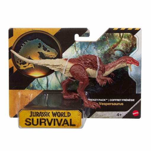 Paquete frenético de supervivencia de Jurassic World Vespersaurus 20cm Mattel JGB72 / JKL56
