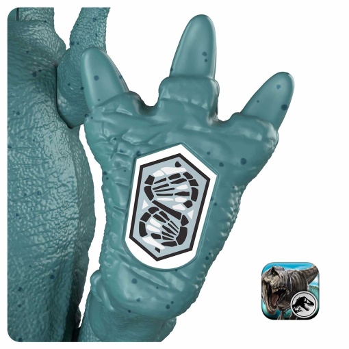 Pack de supervivencia de Jurassic World: Monolophosaurus frenético de 18 cm, Mattel JGB72 / JKL54