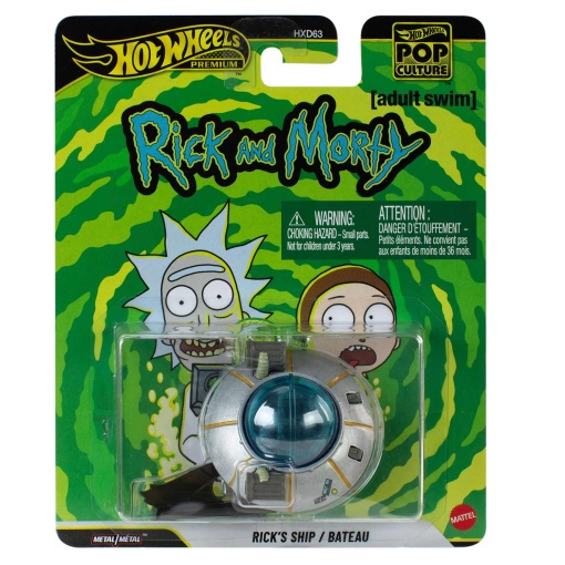 Hot Wheels Premium Pop Culture Rick y Morty Nave de Rick Mattel HXD63 / JHW95