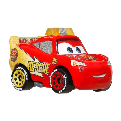 Mini figuras de Disney Pixar Cars: Chick Hicks, Rayo McQueen y Sheriff Mattel (3 unidades) GKG01 / JBH26
