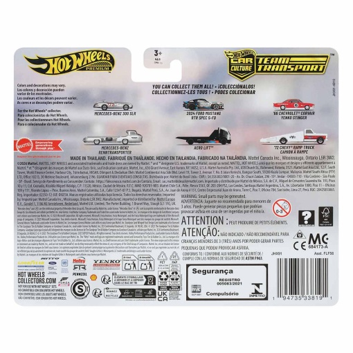 Hot Wheels Premium Car Culture Team Transport '66 Chevrolet Corvair / 72' Chevy Ramp Truck Mattel FLF56 / JHX91