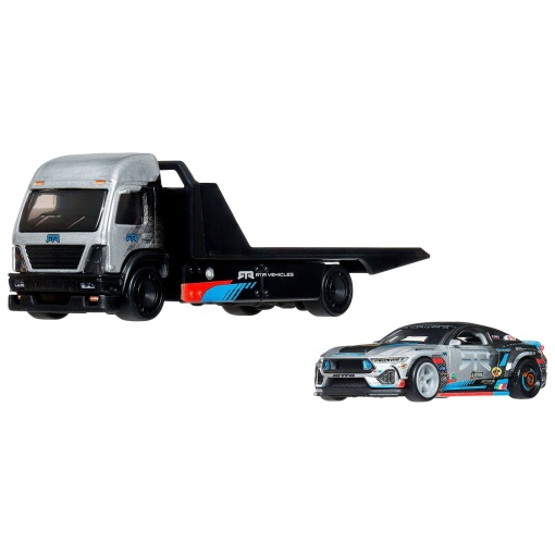 Hot Wheels Premium Car Culture Team Transport 2024 Ford Mustang RTR Spec 5-FD / Aero Lift Mattel FLF56 / JHX92