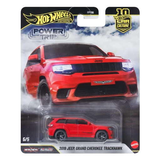 Hot Wheels Premium Car Culture Power Trip 2019 Jeep Grand Cherokee Trackhawk Mattel FPY86 / JKF28
