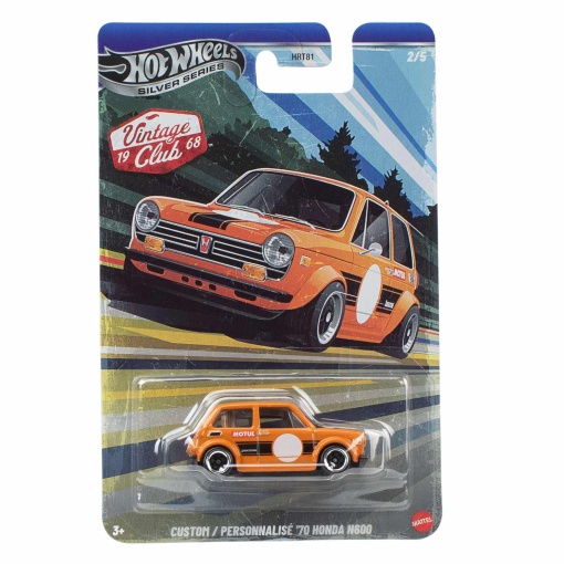 Hot Wheels Silver Series Vintage Club Custom '70 Honda N600 Mattel HRT81 / JKY27