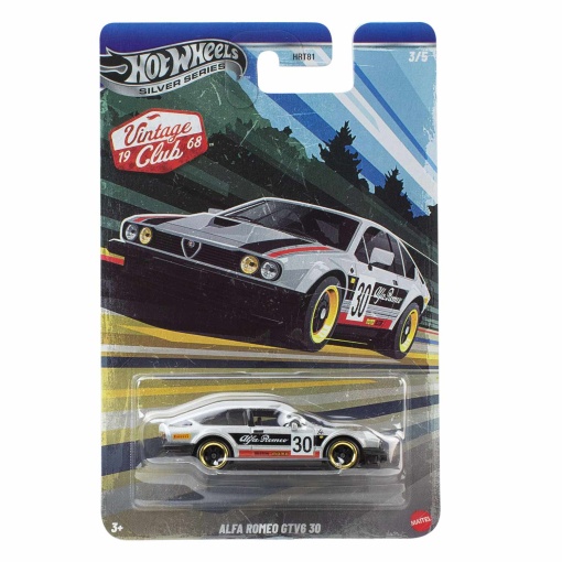 Hot Wheels Silver Series Vintage Club Alfa Romeo GTV6 30 Mattel HRT81 / JKY30