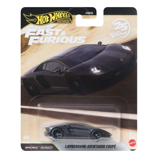 Hot Wheels Premium Fast & Furious Lamborghini Aventador Coupé Mattel HNW46 / JHW77-LA10
