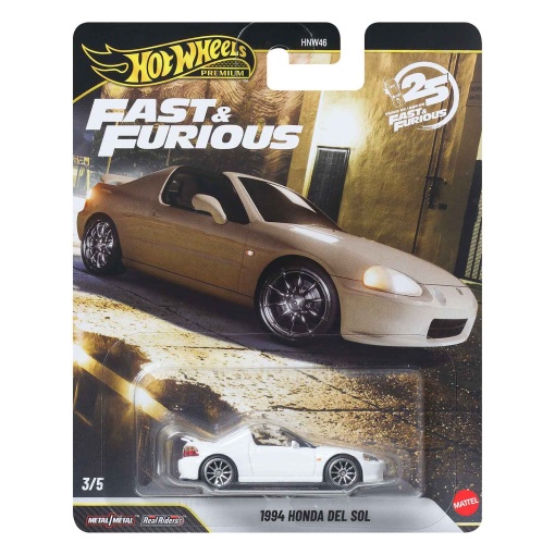 Hot Wheels Premium Fast & Furious 1994 Honda Del Sol Mattel HNW46 / JHW63-LA10