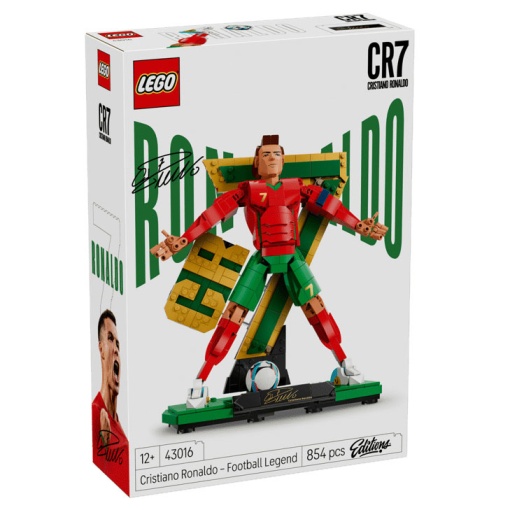 LEGO Editions Cristiano Ronaldo - Leyenda del fútbol 43016