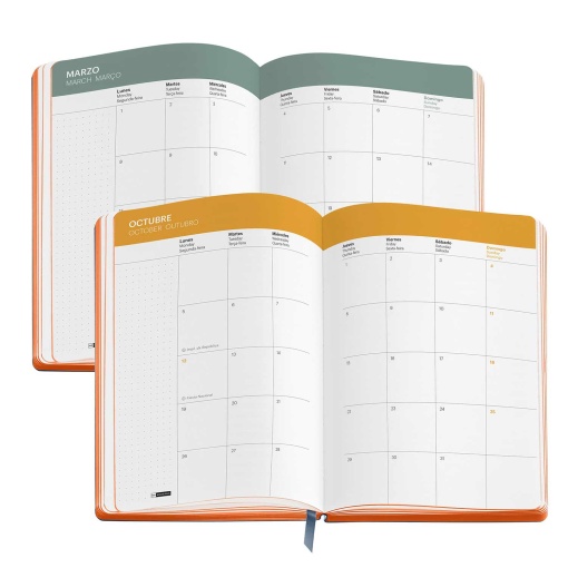 AGENDA ESCOLAR SEMANAL A5 2026/27 18 MESES MIQUELRIUS BACK TO BASICS MARINHO COM ELASTICO MR26926