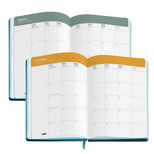 AGENDA ESCOLAR SEMANAL A5 2026/27 18 MESES MIQUELRIUS BACK TO BASICS PETROLEO COM ELASTICO MR26927