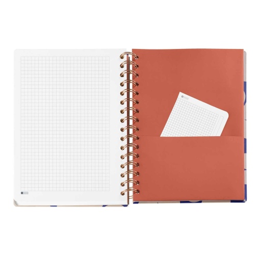 AGENDA ESCOLAR SEMANAL A5 2026/27 18 MESES ESPIRAL MIQUELRIUS PLUS WIRE-O BOLD DAISY COM ELASTICO MR34622