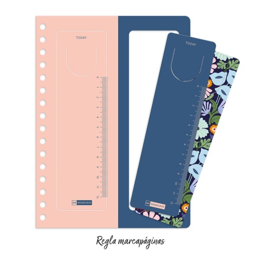 AGENDA ESCOLAR SEMANAL A5 2026/27 18 MESES ESPIRAL MIQUELRIUS PLUS WIRE-O BLACK BLOOM COM ELASTICO MR34620