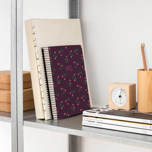 AGENDA ESCOLAR SEMANAL A5 2026/27 18 MESES ESPIRAL MIQUELRIUS PLUS BERRIES MR34613