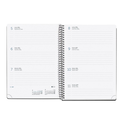 AGENDA ESCOLAR SEMANAL A5 2026/27 18 MESES ESPIRAL MIQUELRIUS PLUS SUNSET MR34614