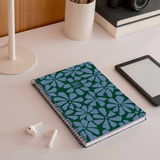 AGENDA ESCOLAR SEMANAL A5 2026/27 18 MESES ESPIRAL MIQUELRIUS PLUS GEO GARDEN MR34615