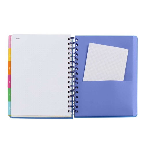 AGENDA ESCOLAR DIARIA A5 2026/27 12 MESES ESPIRAL MIQUELRIUS SANDRA HUTTER SUNNY LINES COM ELASTICO MR21335