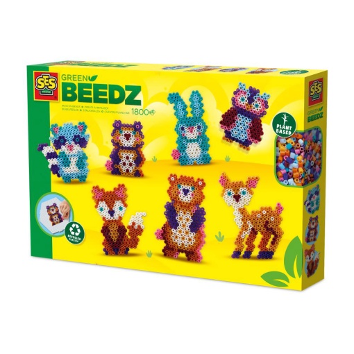 Missangas - animais da floresta SES Creative Beedz