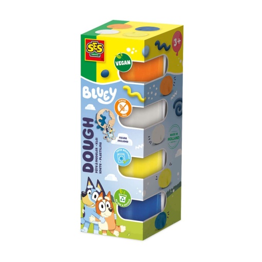 Bluey - plasticina SES Creative 90g (4 unidades)