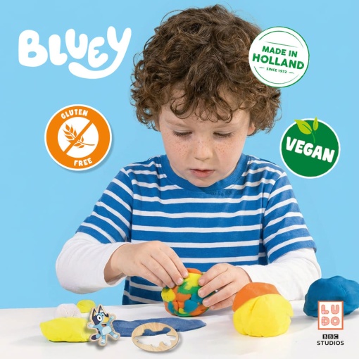 Bluey - plasticina SES Creative 90g (4 unidades)