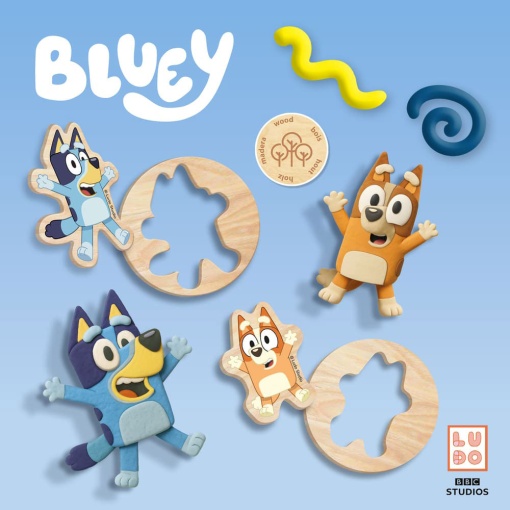 Bluey - mega set de plasticina com acessórios SES Creative