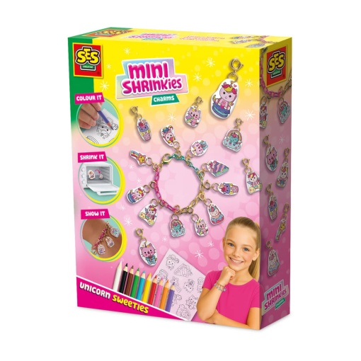 Mini Shrinkies - charms Unicorn Sweeties SES Creative Hobby