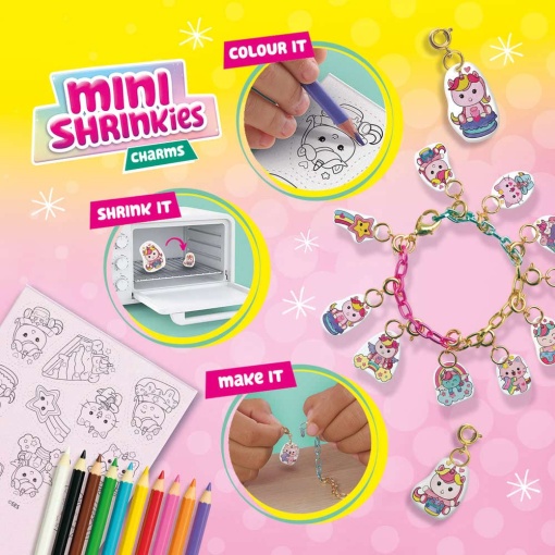 Mini Shrinkies - charms Unicorn Sweeties SES Creative Hobby