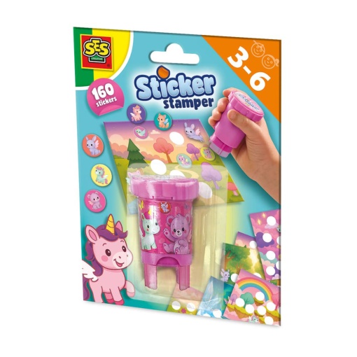 Sticker stamp - fantastic animals SES Creative I Learn